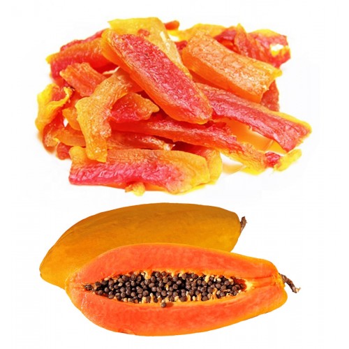 Папайя сушеная натуральная в банке (300/500/1000гр.) Папайя сушеная натуральная в банке (300/500/1000гр.)