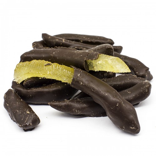 Лимонные корочки в тёмном шоколаде Лимонные корочки в тёмном шоколаде