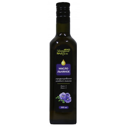 Масло льняное Здоровые Вкусы Масло льняное Здоровые Вкусы