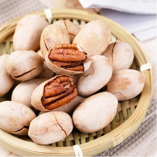 Пекан неочищенный жареный с ванилью Пекан неочищенный жареный с ванилью