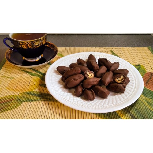 Королевские ФИНИКИ  с грецким орехом в шоколаде