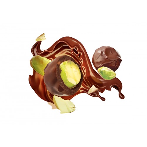 Фисташки очищенный в шоколаде пэт банке Фисташки очищенный в шоколаде пэт банке