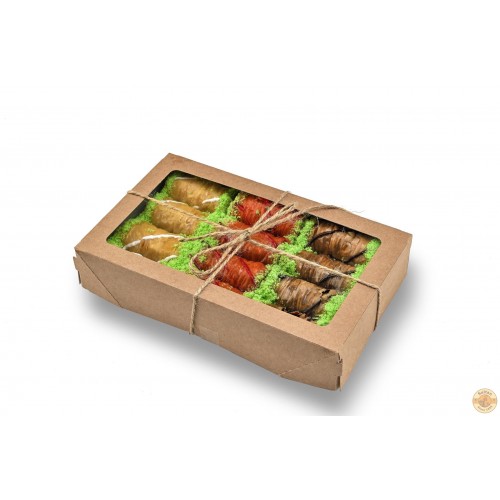 Пахлава ассорти (Бакинский, с фисташками, шоколадный) Пахлава ассорти (Бакинский, с фисташками, шоколадный)